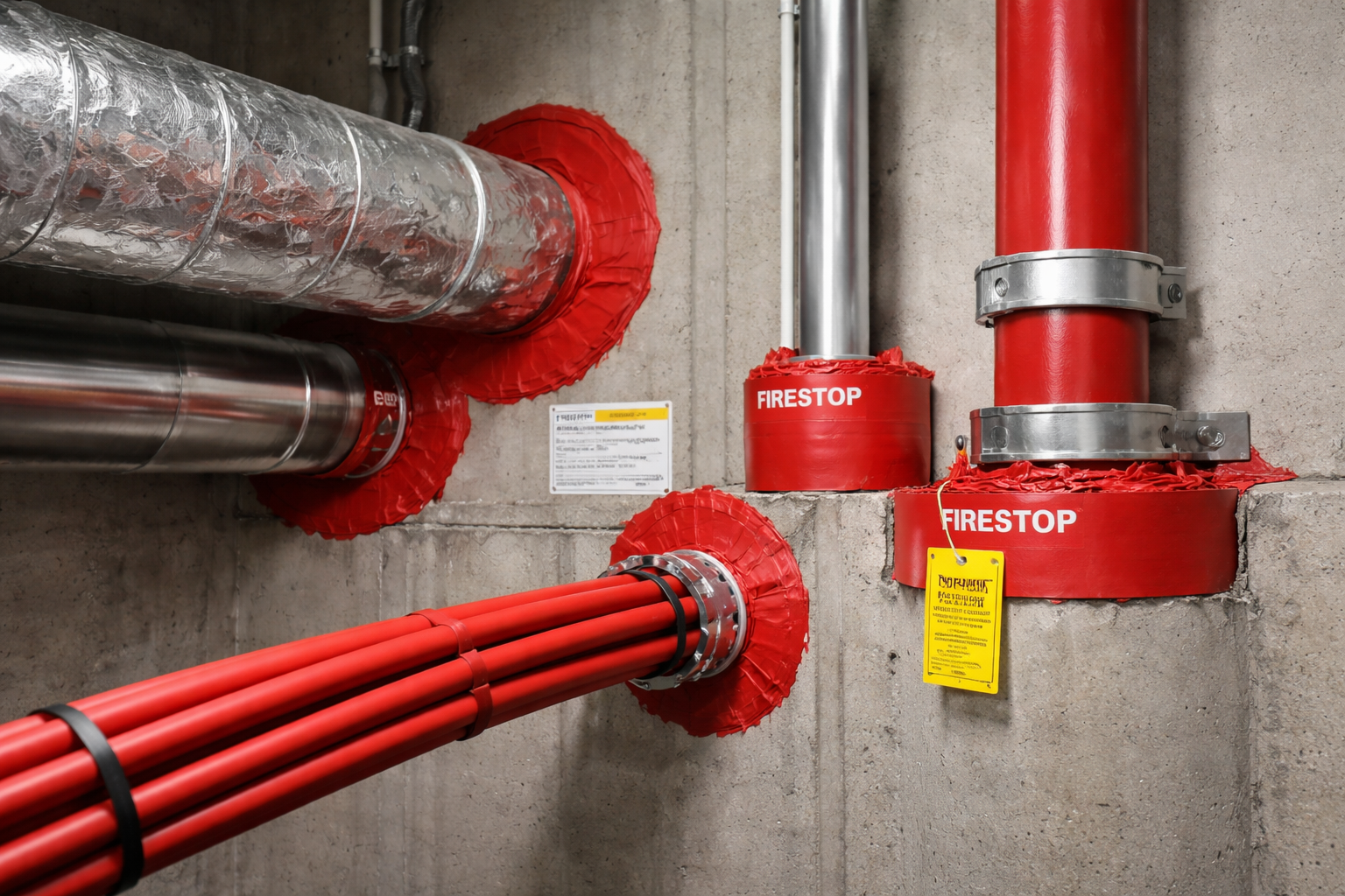 Passive fire protection works in Derby